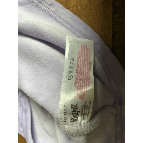 Bratz Light Purple Velvet Racerback Crop Top Sz: XS - Picture 6 of 8